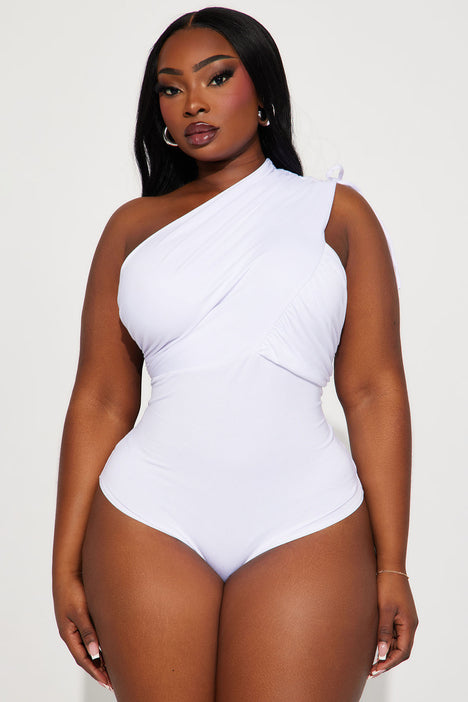 Plus size white bodysuit 2025