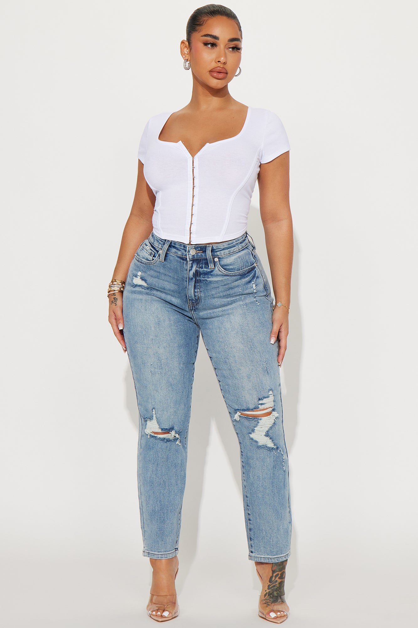Tobi high 2025 rise mom jeans