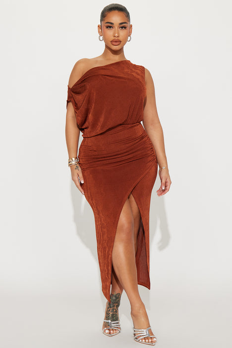 Lara Slinky Maxi Dress Copper