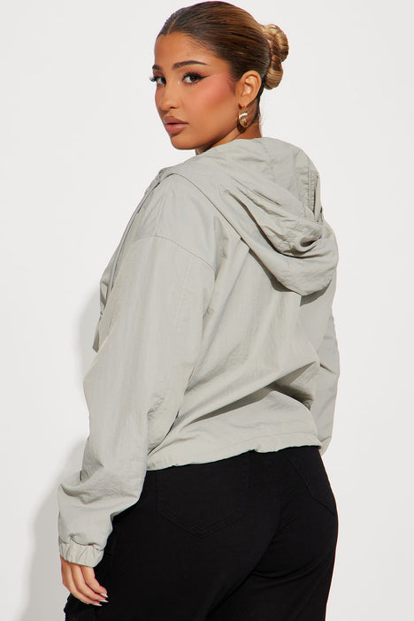 Danika Utility Windbreaker Olive Fashion Nova Jackets Coats