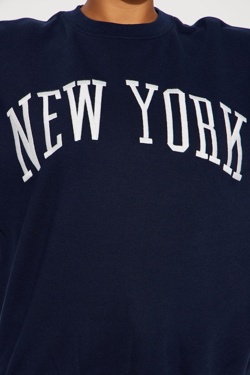 New York Embroidered Screen Sweatshirt - Navy | Fashion Nova, Screens ...