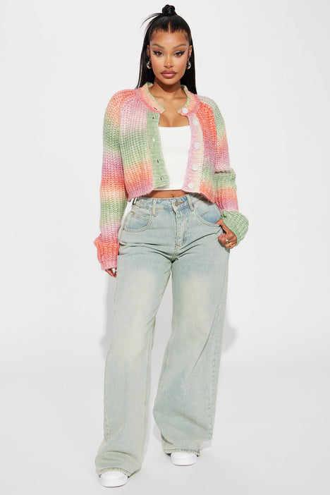 Multi shop color cardigan
