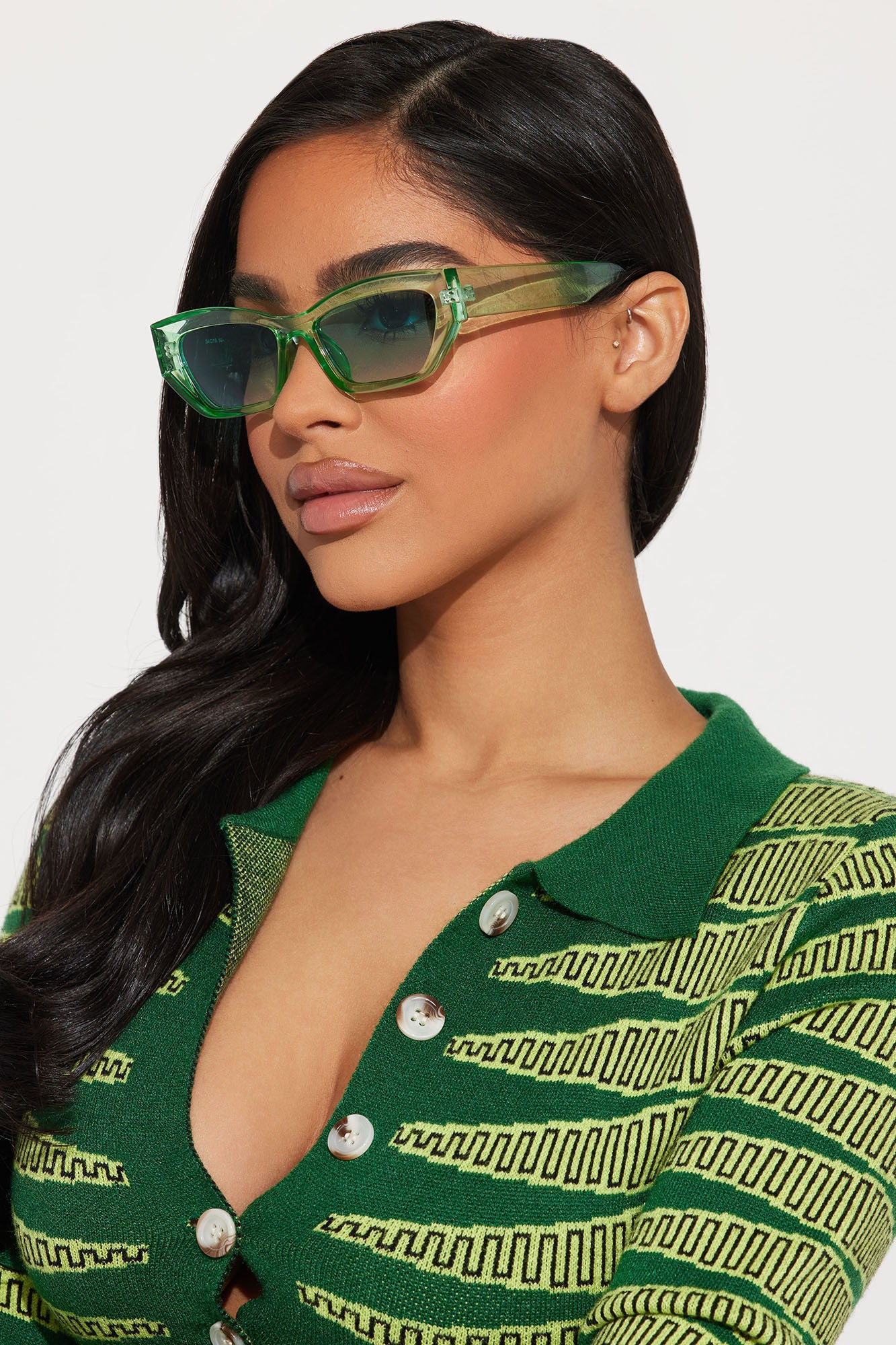 Like Your Vibe Sunglasses Green Fashion Nova Sunglasses