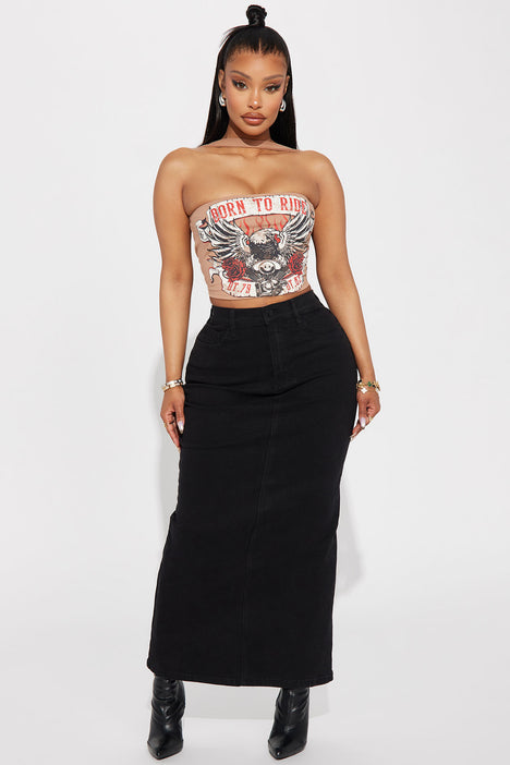 Fashion nova denim pencil skirt shop