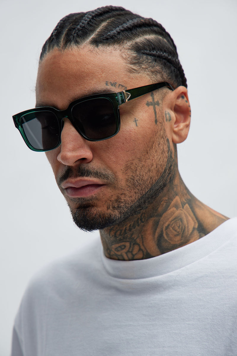 Green Rising Sun Rising Sun Sunglasses - Green | Fashion Nova, Mens Sunglasses | Fashion ...