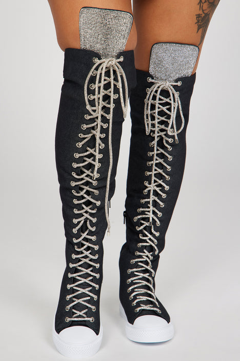 Converse over the knee boots store