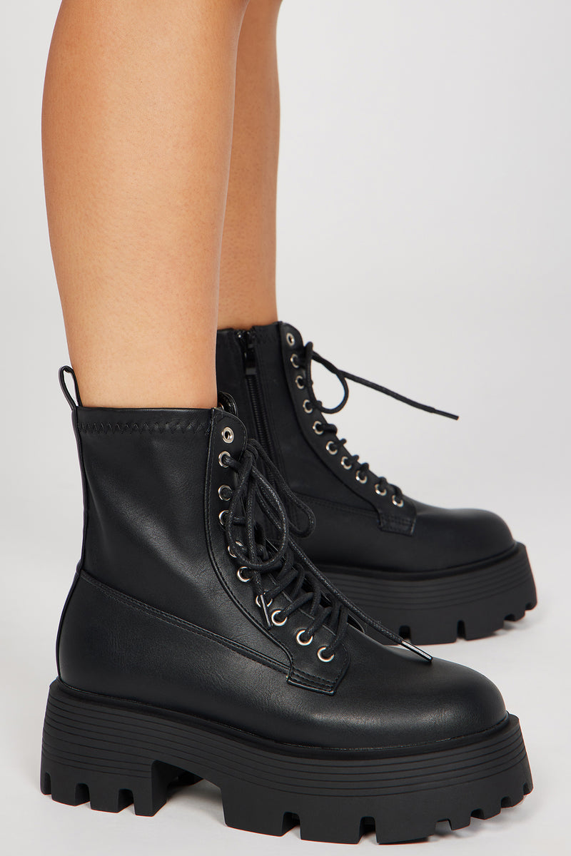 What's It Gonna Be Combat Boots - Black | Fashion Nova, Shoes | Fashion ...
