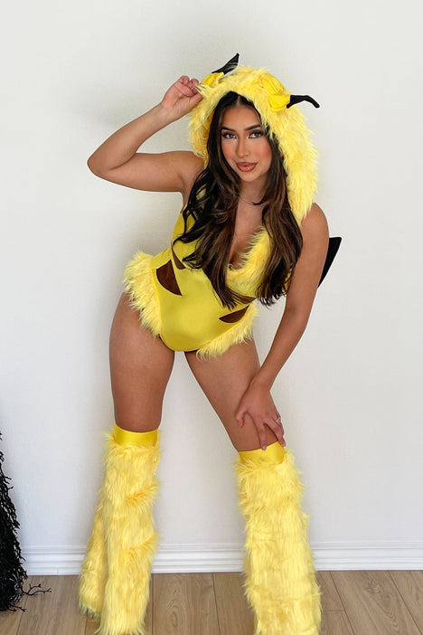 Lightning Cutie 2 Piece Costume Set - Yellow/combo | Fashion Nova, Womens  Costumes | Fashion Nova