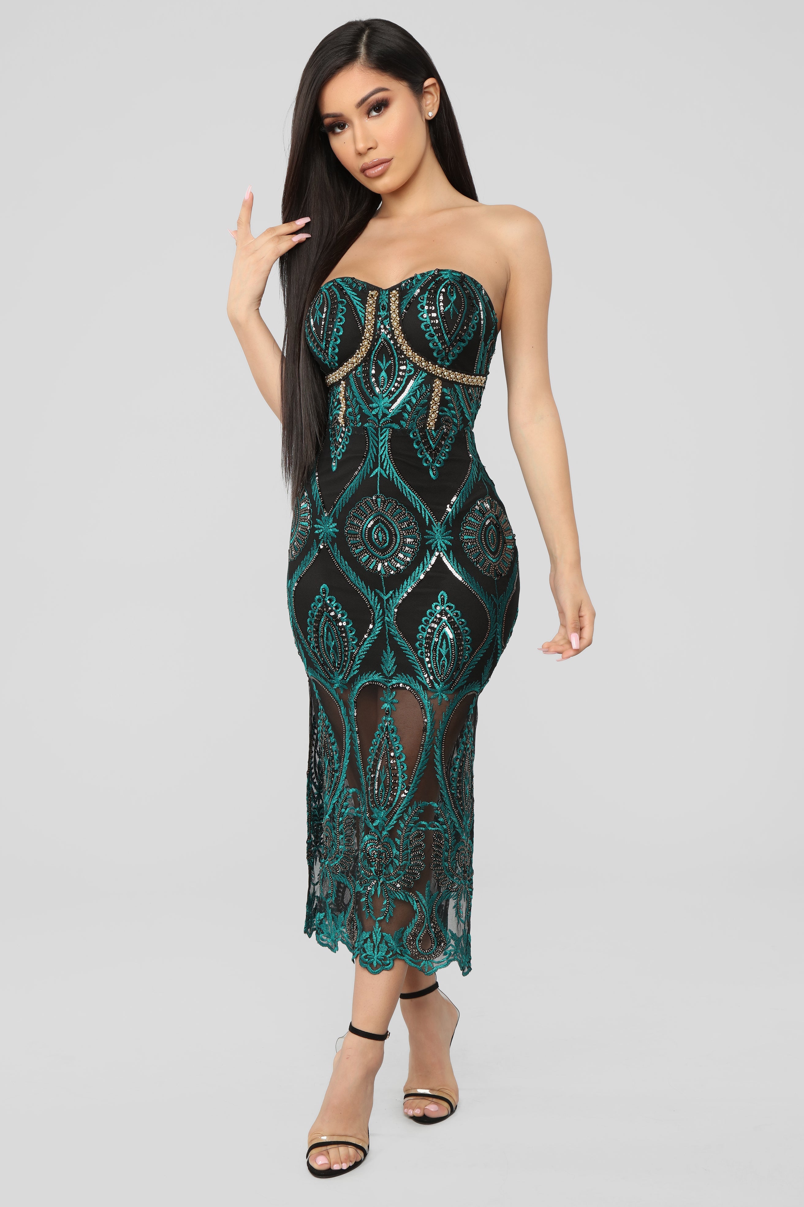 Let's get lost deals midi dress