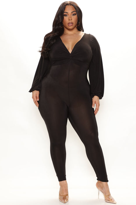Knot So Casual Jumpsuit Black