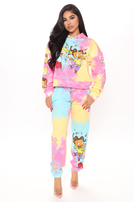 That s My Best Friend Rugrats Sweatpants Pink combo Fashion