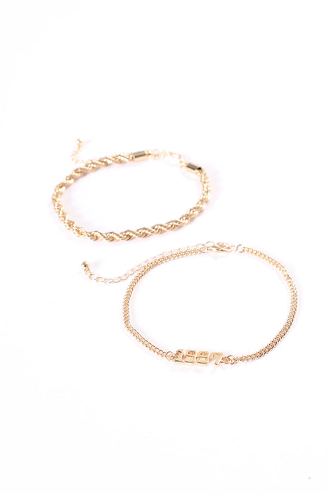 My Year 1997 Anklet Gold Fashion Nova Jewelry Fashion Nova
