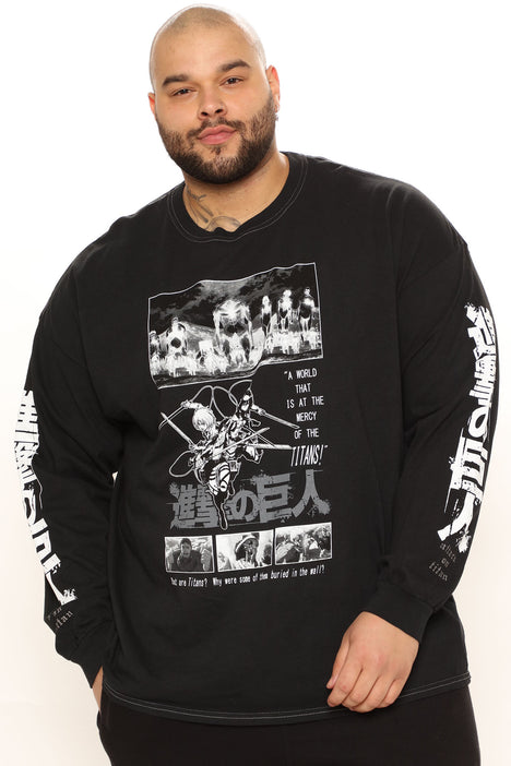 Attack on titan long sleeve shirt store