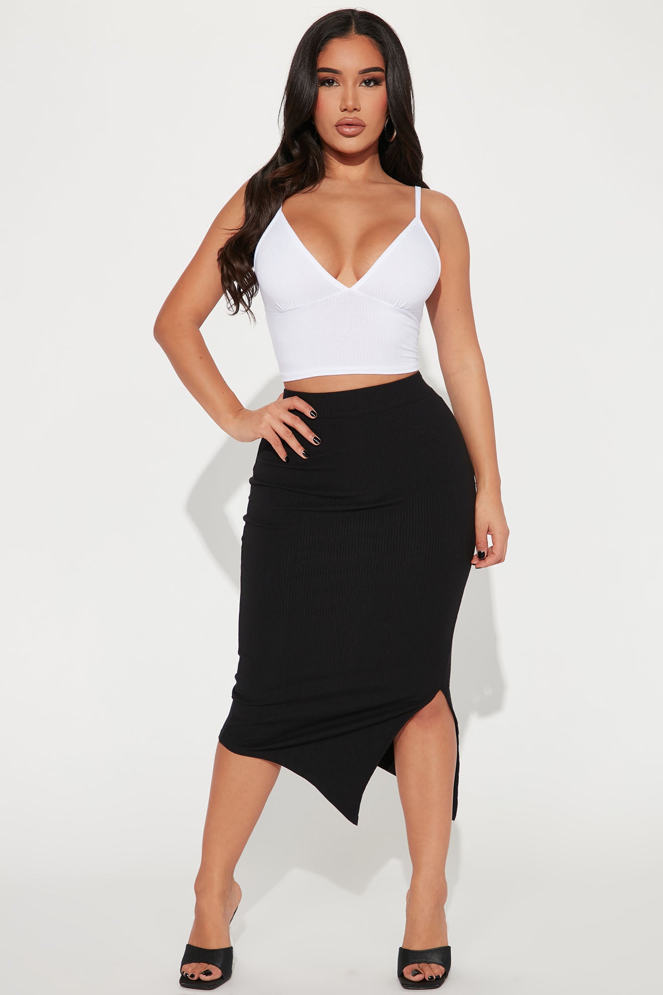 Black pencil shop skirt fashion nova