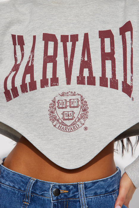 Harvard crop shop sweater