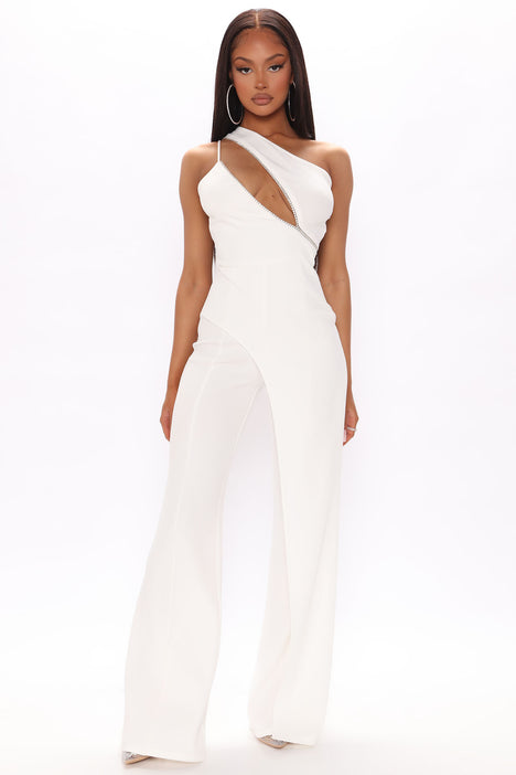 Fashion nova clearance white jumpsuit