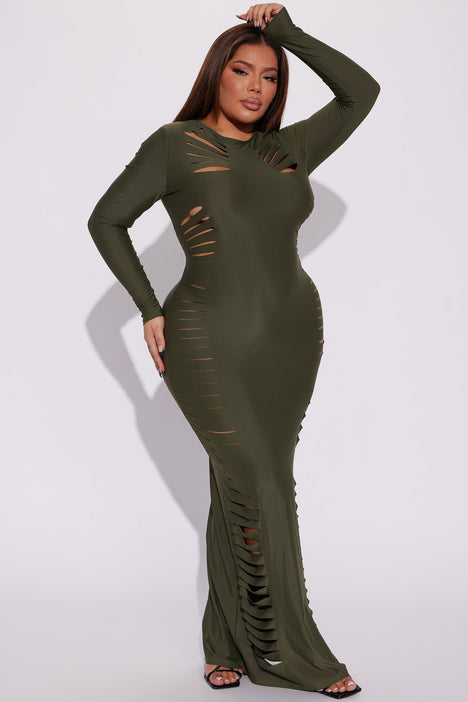 Fashion nova full hotsell coverage maxi dress
