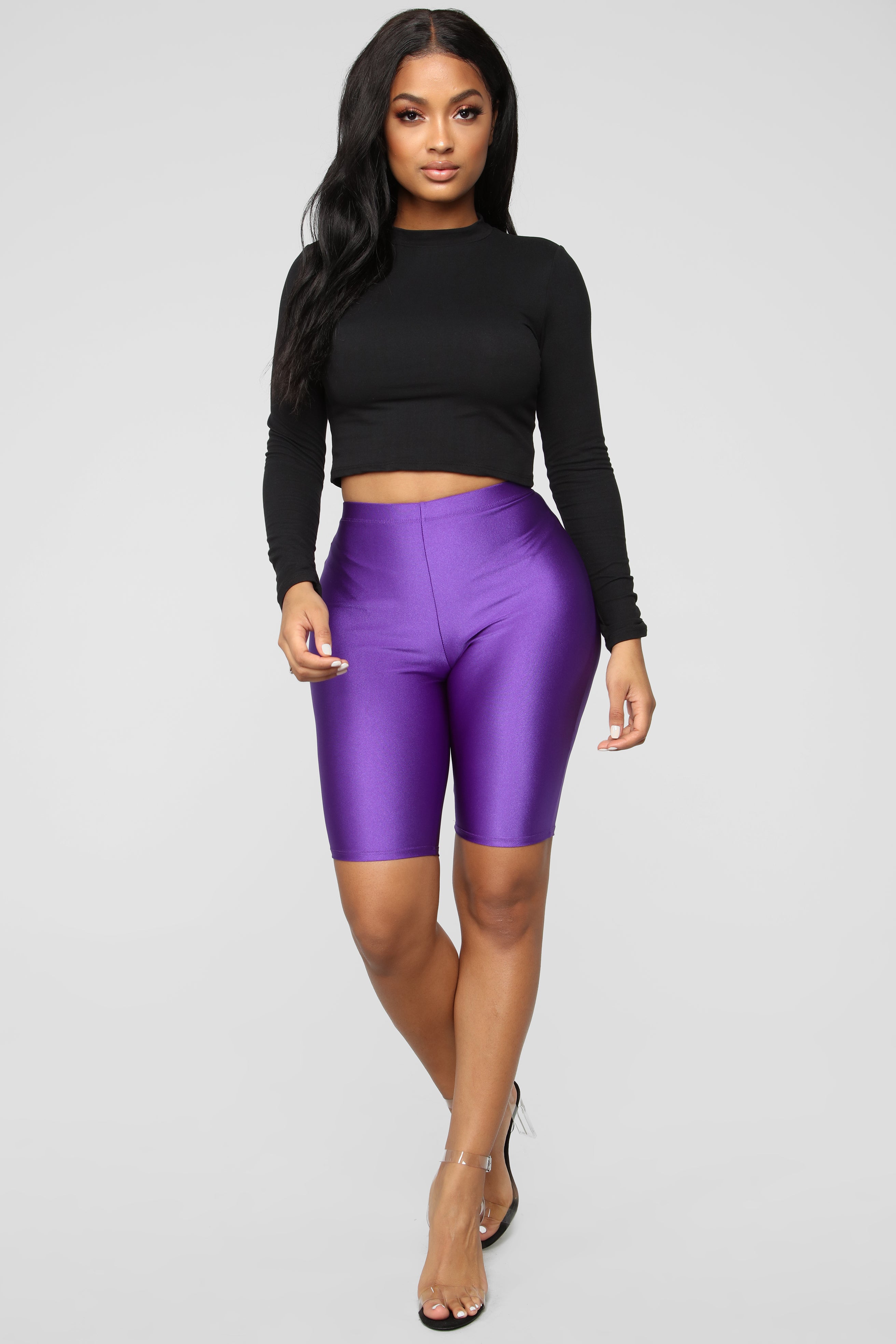 Curves for top days biker shorts