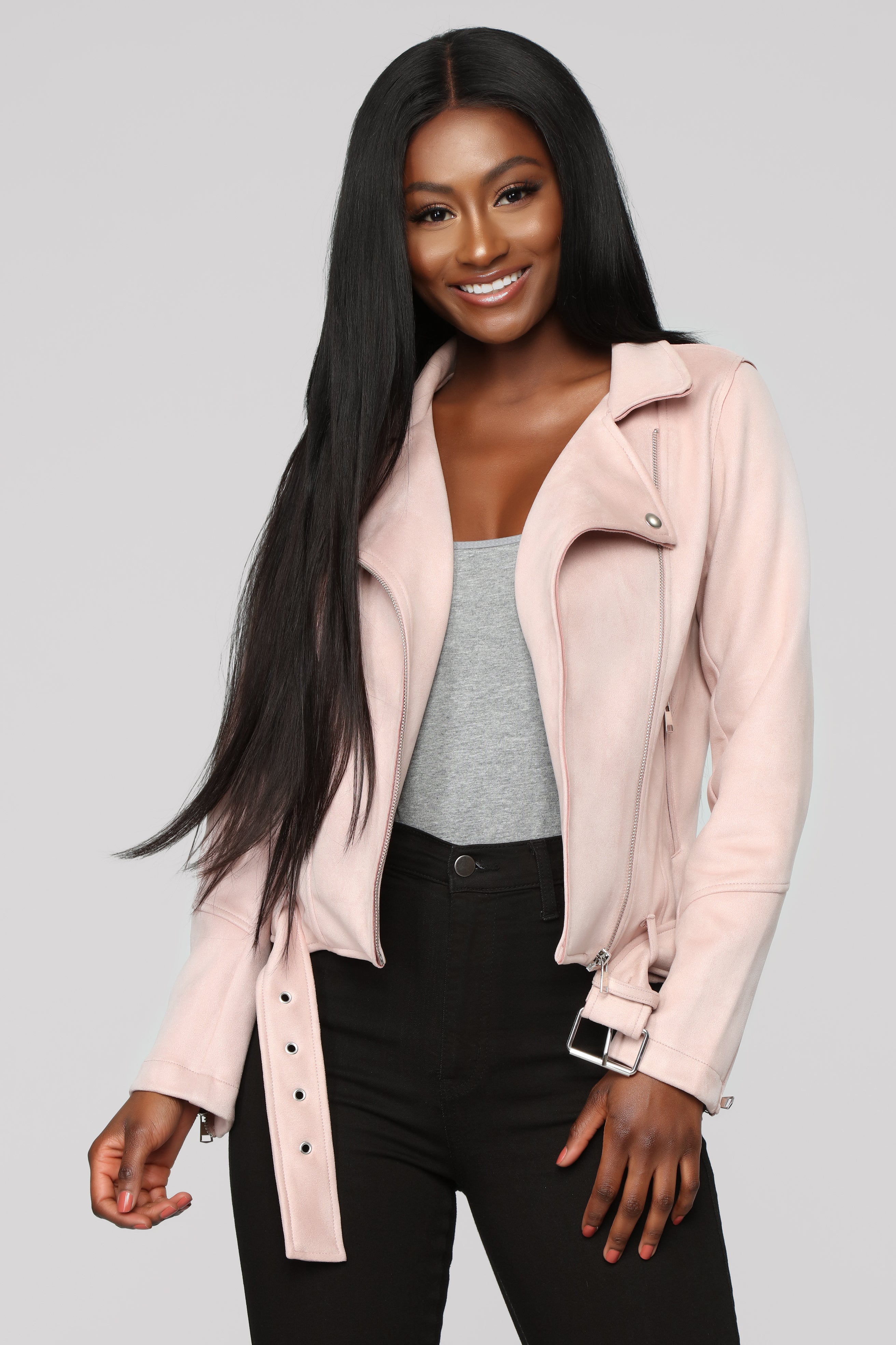 Blush moto hot sale jacket
