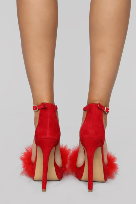 In Control Feather Heel Red