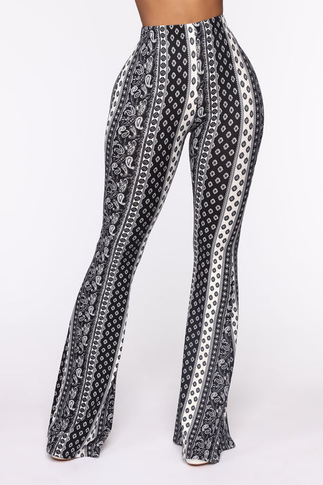 Black and cheap white flares