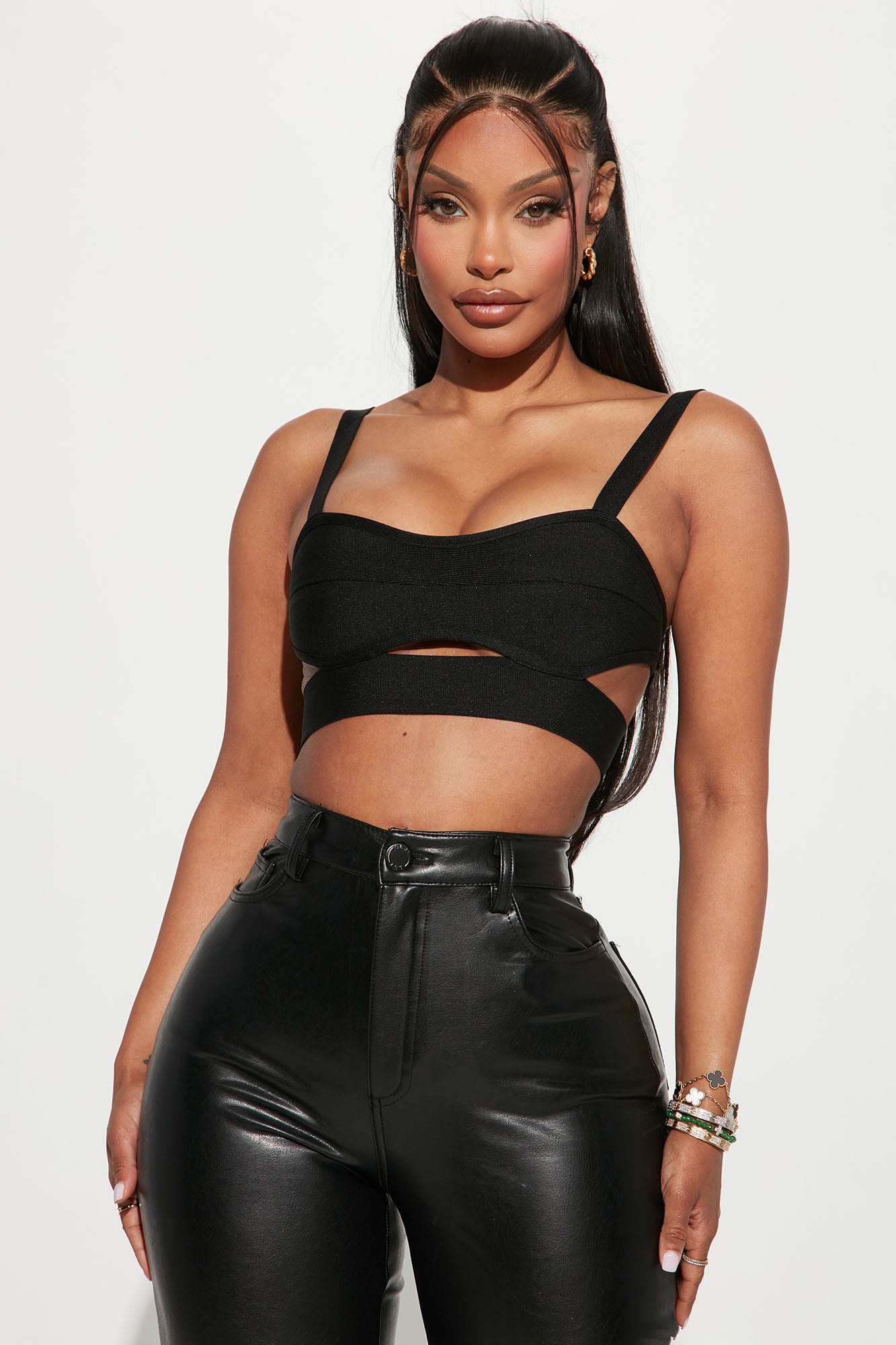 Black hotsell buckle bralette