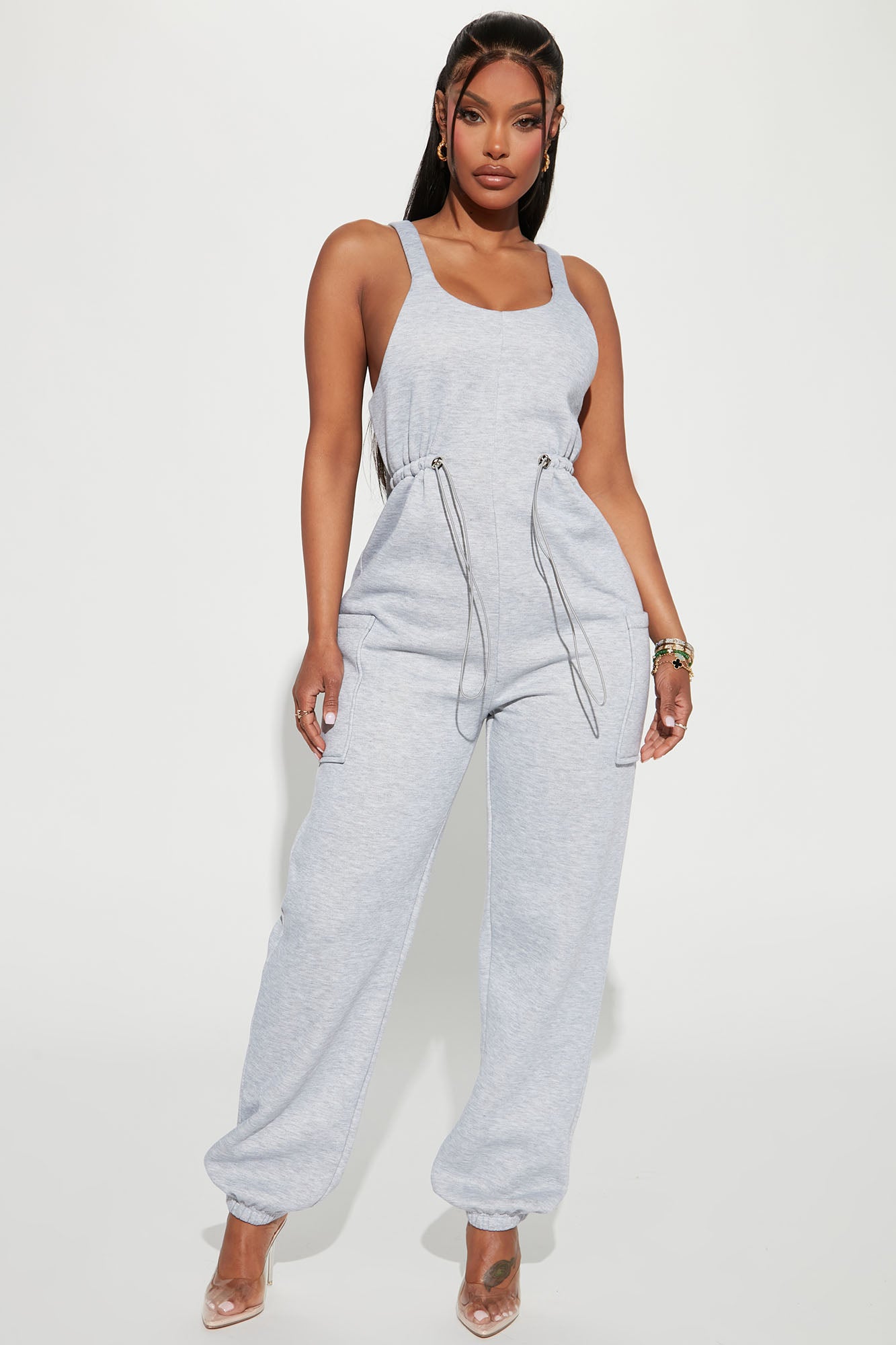 Felicia Cozy Jumpsuit Heather Grey