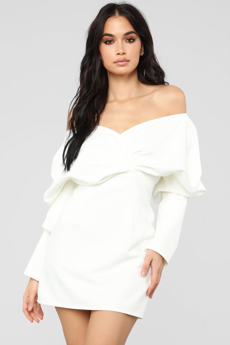 Got It In The Bag Mini Dress - White | Fashion Nova, Luxe | Fashion Nova