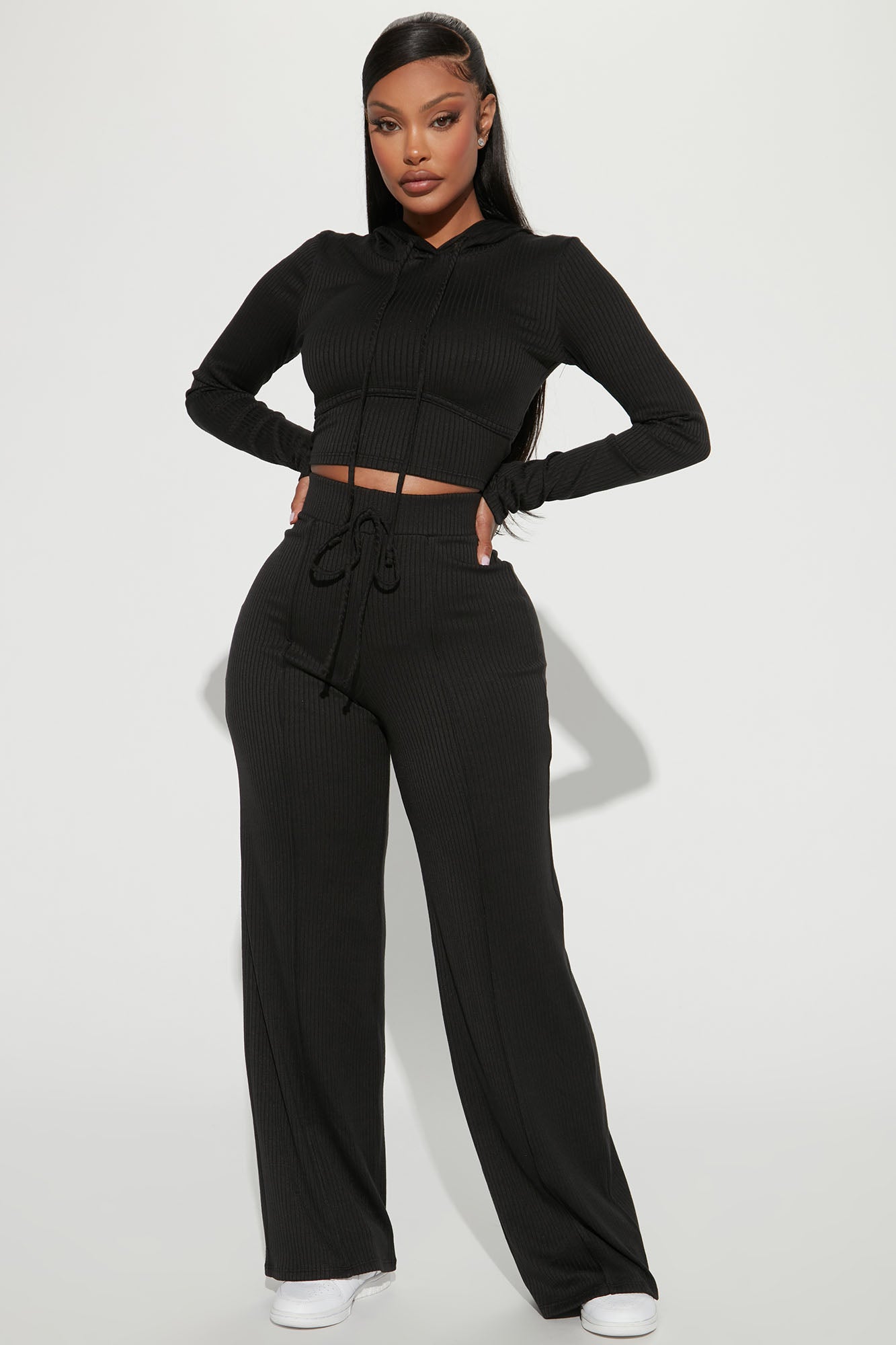 Extra Lounge Pant Set Black Fashion Nova Matching Sets