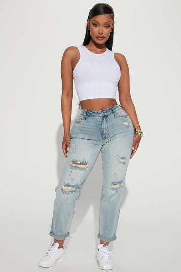 Pantalon boyfriend 2025 roto