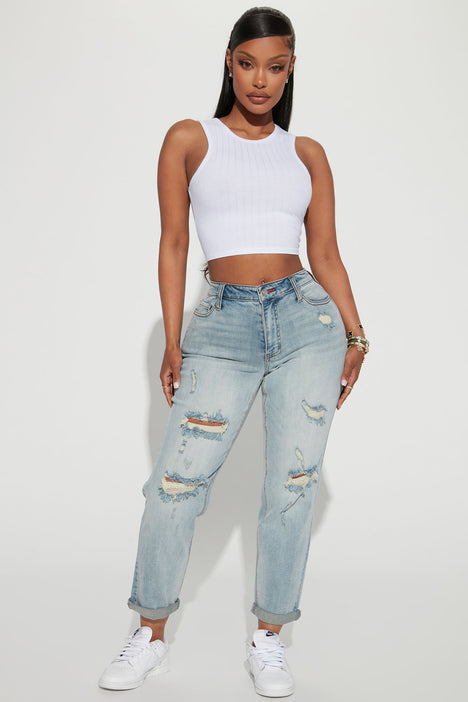 Fashion nova shop ripped boyfriend jeans