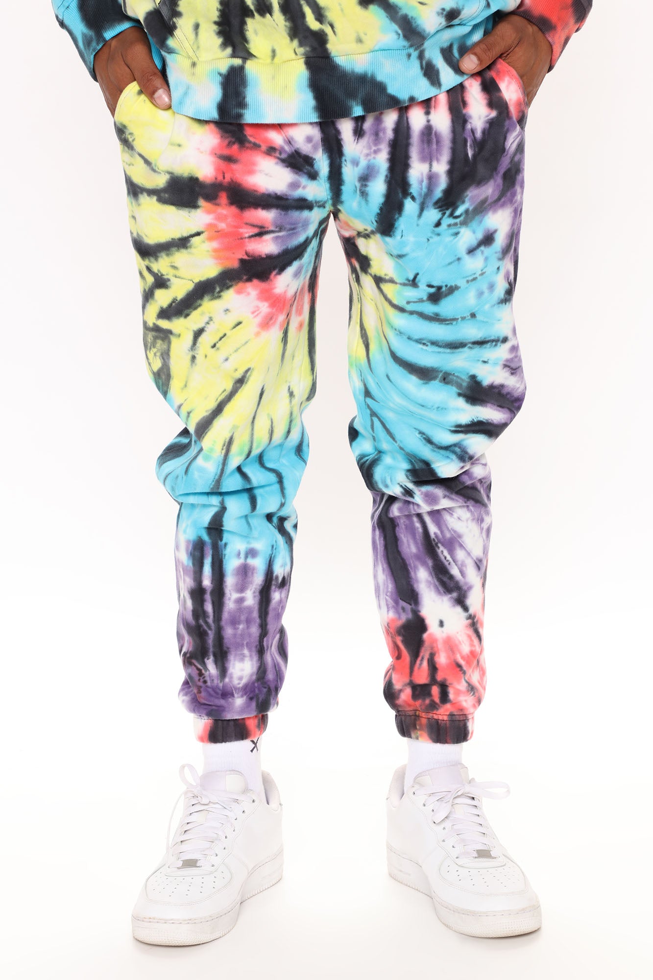 Tie dye joggers fashion nova shop