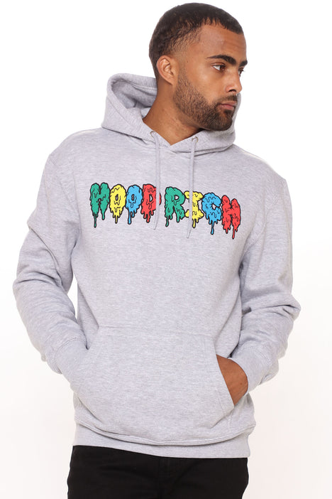 Hood Rich Hoodie - Grey | Fashion Nova, Mens Graphic Tees | Fashion Nova