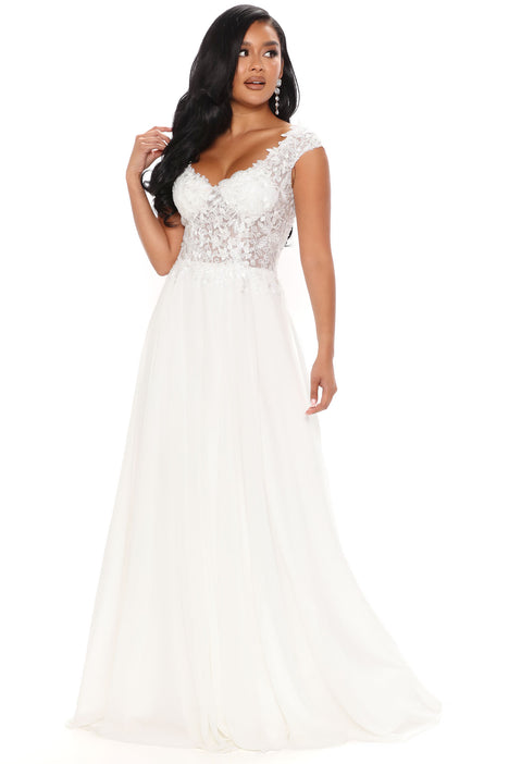 Wedding Bells Ring Gown White