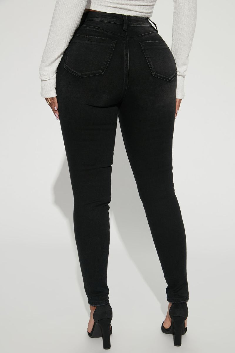 On The List Deluxe Stretch Skinny Jean - Black | Fashion Nova, Jeans ...