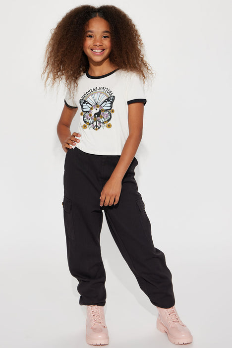 Mini Cadet Kim Cargo Pants Black Fashion Nova Girls Fashion