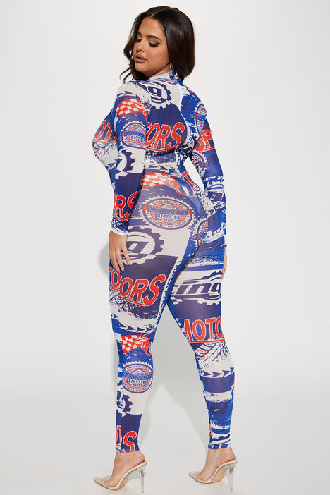 Fashion nova racer jumpsuit store