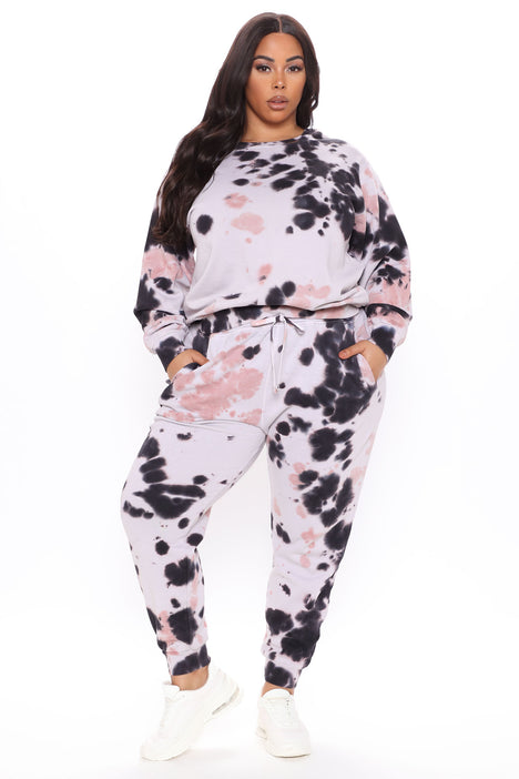 Tie dye jogger cheap set fashion nova
