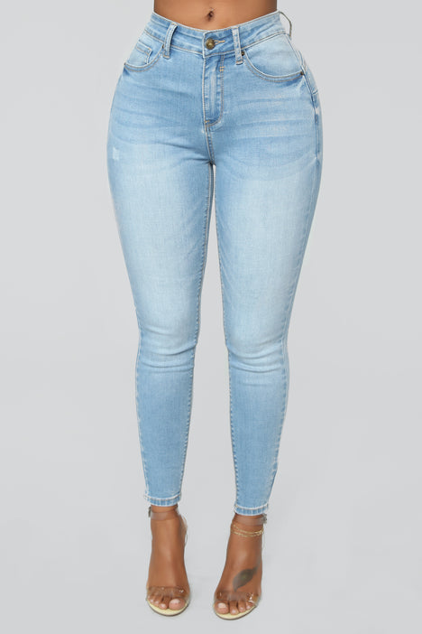 That girl ankle store jeans fashion nova