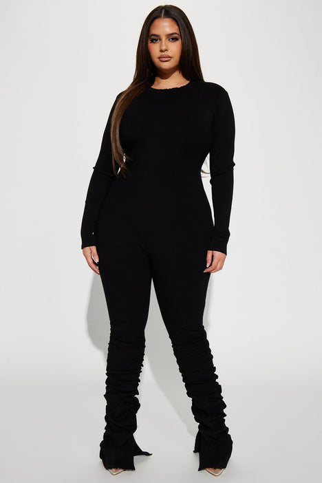 Claudia Snatched Jumpsuit Black Fashion Nova Jumpsuits