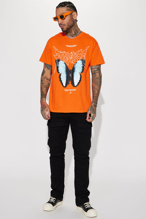 Orange finesse clearance shirt