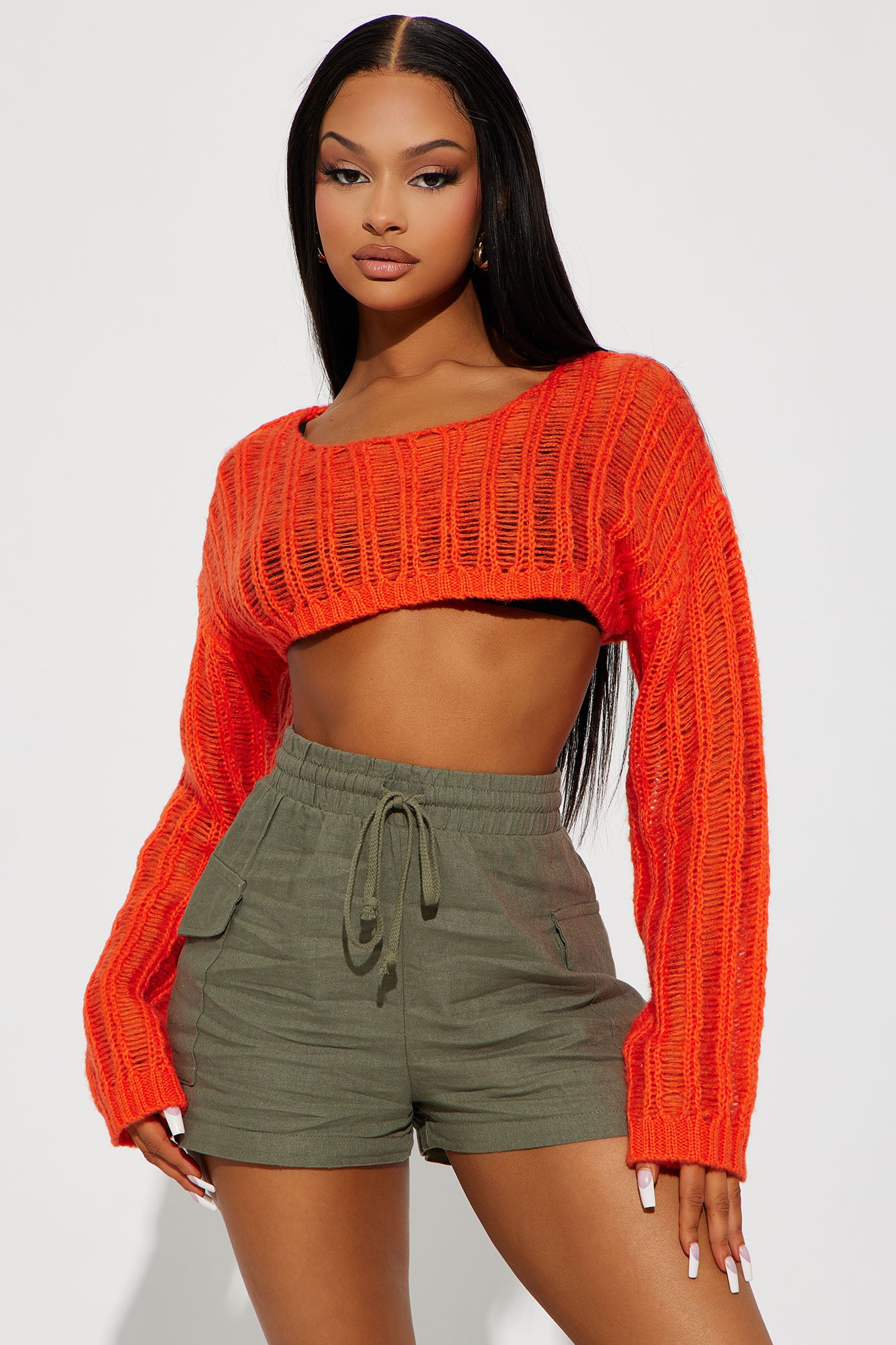 Fashion nova crop sweater discount