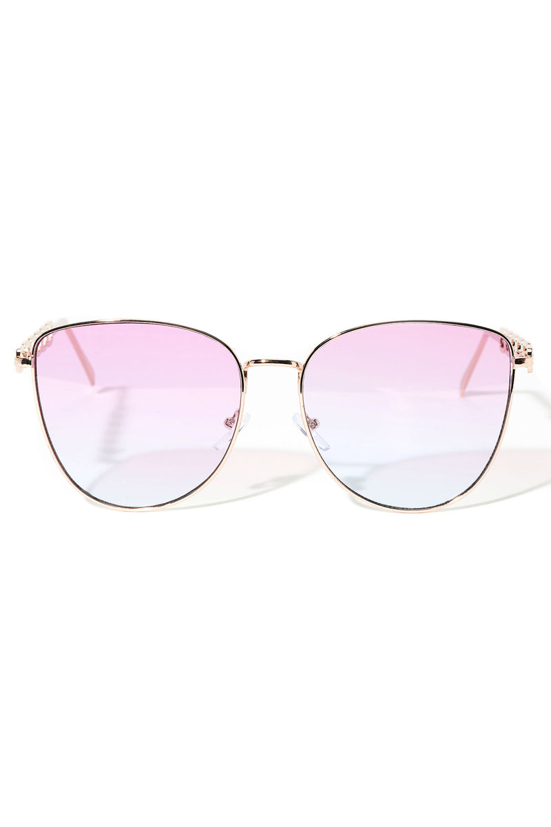Baby You Got Me Hooked Sunglasses - Pink/combo | Fashion Nova ...