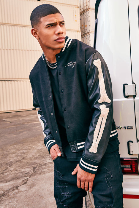 Fashion nova varsity jacket on sale