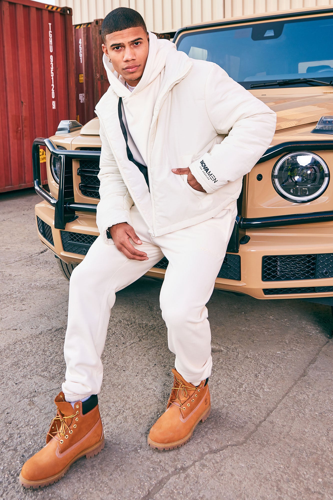 White timbs outfit hotsell