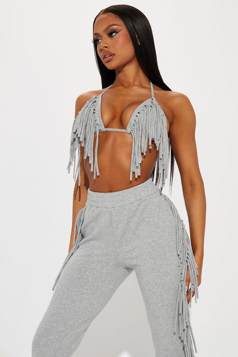 Fringe jogger set new arrivals