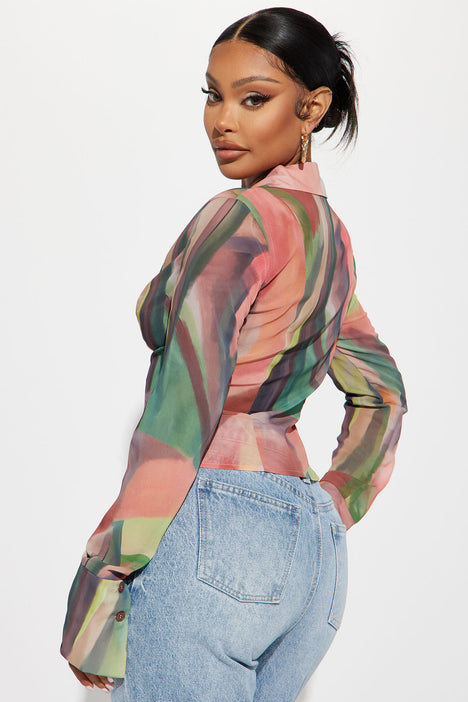 Brunch With Us Shirt Multi Color