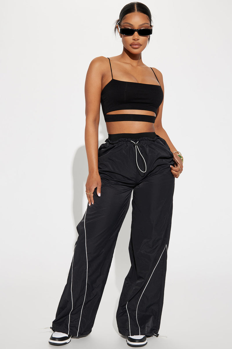 Mygoodies Parachute Pant - Black | Fashion Nova, Pants | Fashion Nova