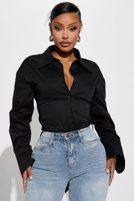 Fashion nova dress discount shirts