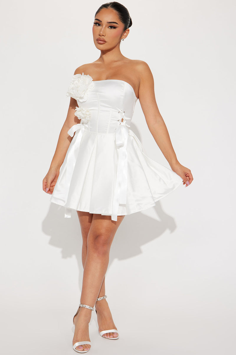 Laurel Mini Dress - White | Fashion Nova, Dresses | Fashion Nova